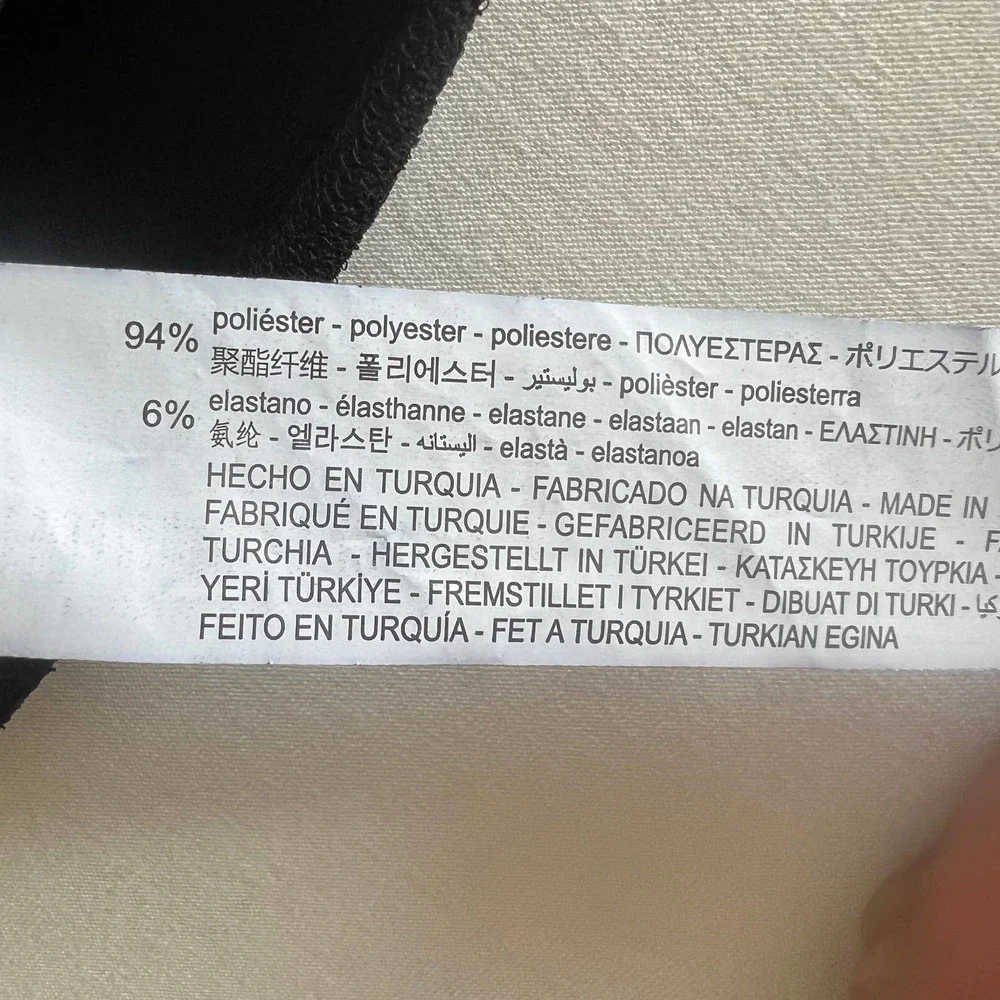 ZARA Balloon Sleeve Black Low Back Mini Dress Size S - Picture 9 of 9